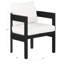 Outdoor Dining Armchair with Cushions