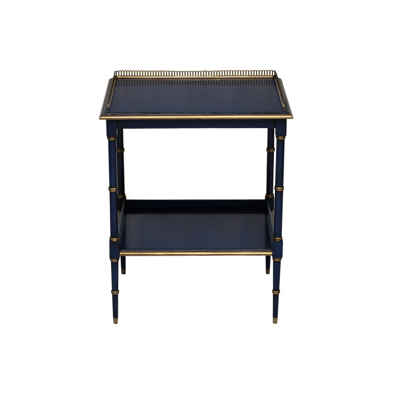 Scarborough House End Table, Cobalt Blue