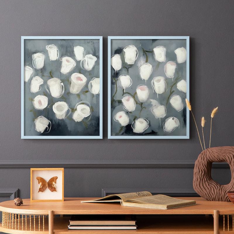 ABSTRACT Series CMXIX - Impression encadrée de qualité supérieure - prête à être accrochée - aucun clou requis - aucun clou requis