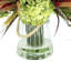 Heather and Assorted Hydrangeas in Glass Vase