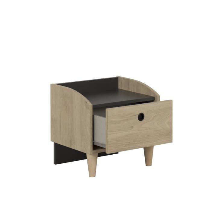 Watlington 43cm W Manufactured Wood Bedside Table
