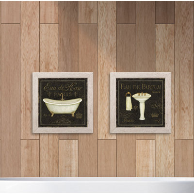 « bain de luxe ii & iii » par daphné brissonnet,-2 pièces, ensemble de 2 reproductions de photos sur papier