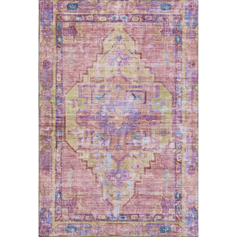 Premium Machine Washable Lubbers AMF1730 Global Rug