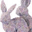 Lapin floral en résine 9 à 12 po 