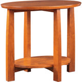 Highlands Solid Wood End Table with Storage