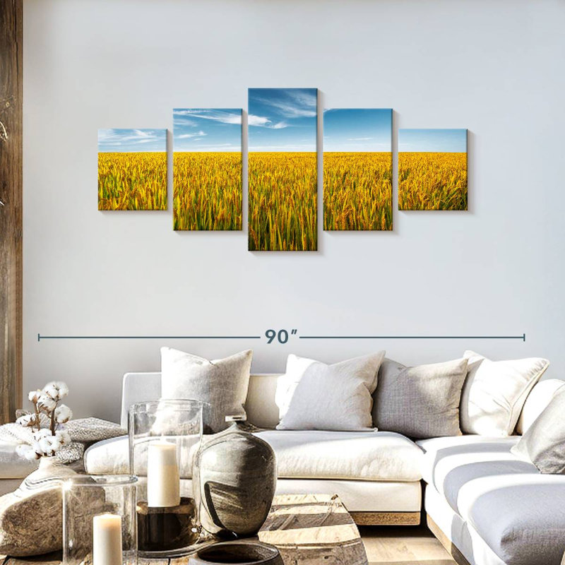 Champ de blé Suzhou, H 30 po x l 68 po
