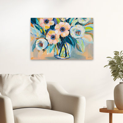 Anemones And Aqua Optimism Art