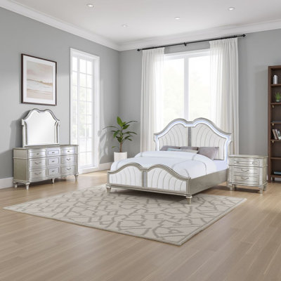 Ensemble de chambre à coucher 4 pièces Nive