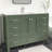 Anvay 48 in. Single Sink Freestanding Bath Vanity in Forest Green with Carrara Quartz Top-691918557-771956955