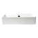 Alfi Brand 12.25'' White Porcelain Rectangular Bathroom Sink with Overflow