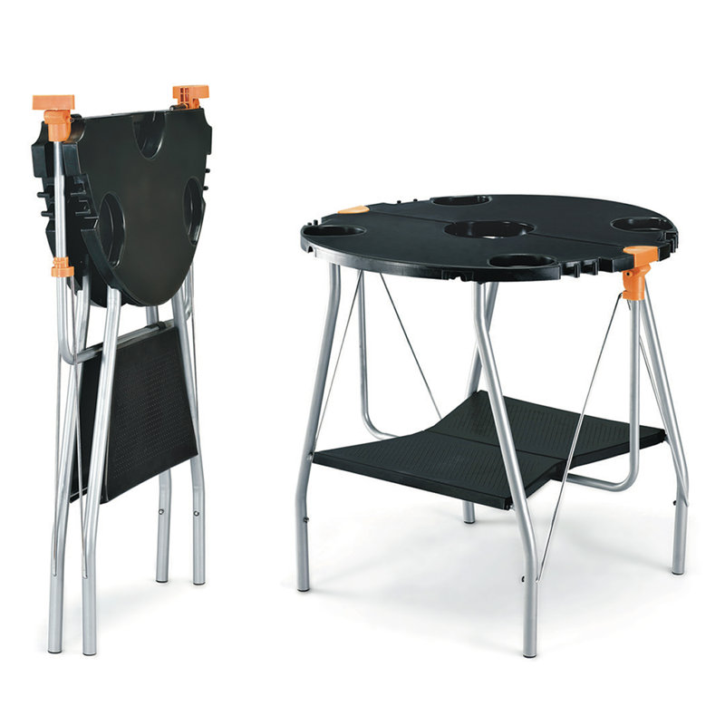 Support de gril portatif, H 30 po x l 25 po x p 25 po