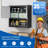 29.5''W Metal Garage Storage Wall Cabinet - 2 Doors, Easy Install-205807600