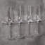 Plastic / Acrylic Wall Mounted Wine Glass Rack in Clear 