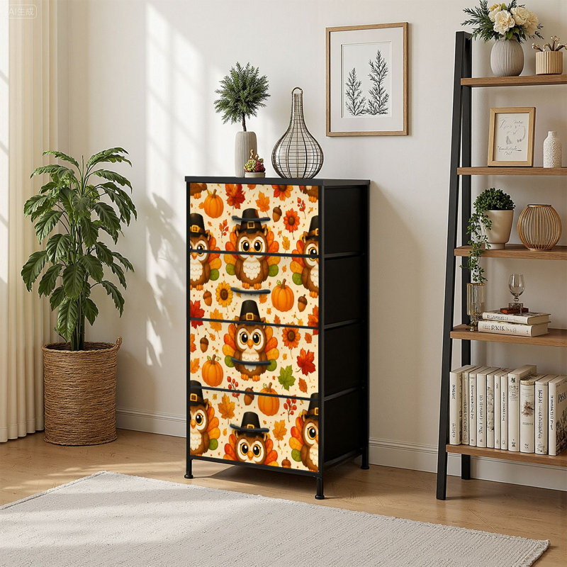 Commode de rangement verticale 4 tiroirs