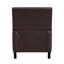 Fauteuil inclinable à dossier poussoir 1 pièce