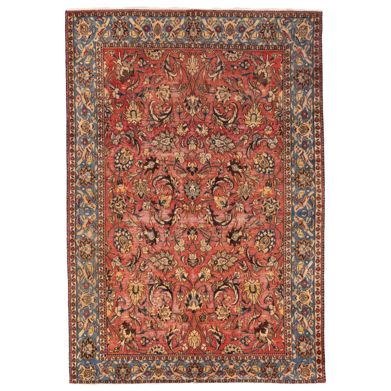 Tapis rouge Kayseri 6 pi 7 po x 9 pi 5 po
