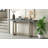 59.2'' Painted Entryway Table With Pine Veneer,Unique Triple Rectangle Design Console Table With Thick Pine Wood Legs,Extra Long Sofa Table Versatile For Hallway, Living Room,Kitchen-996489032