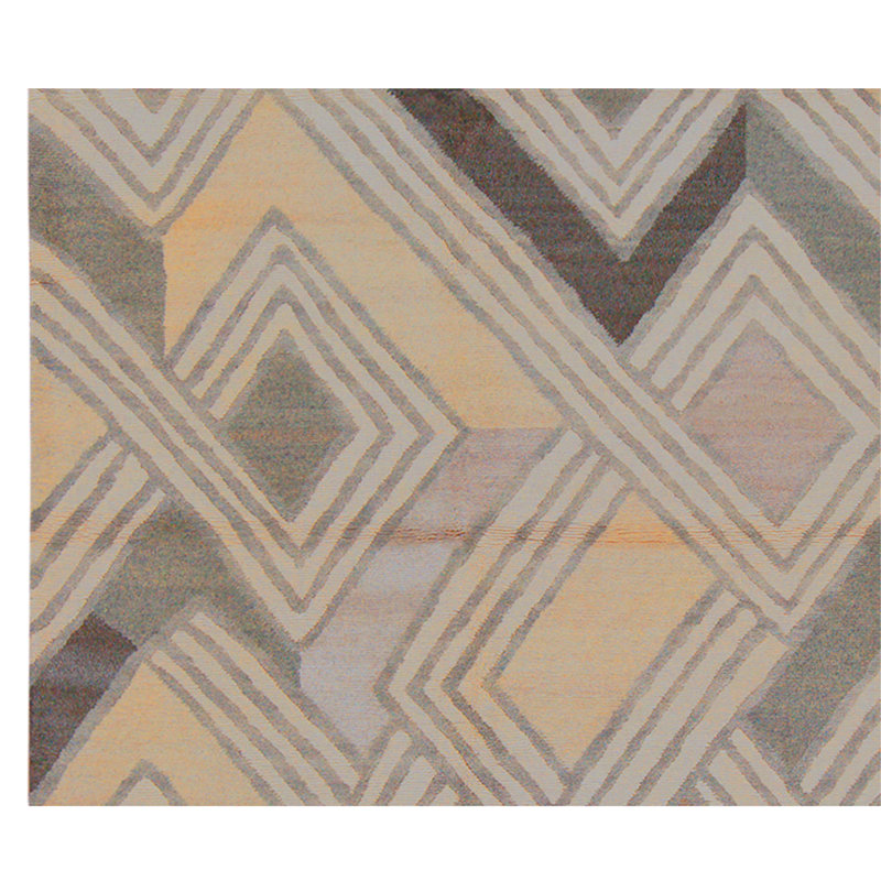 Tapis rectangulaire noué à la main