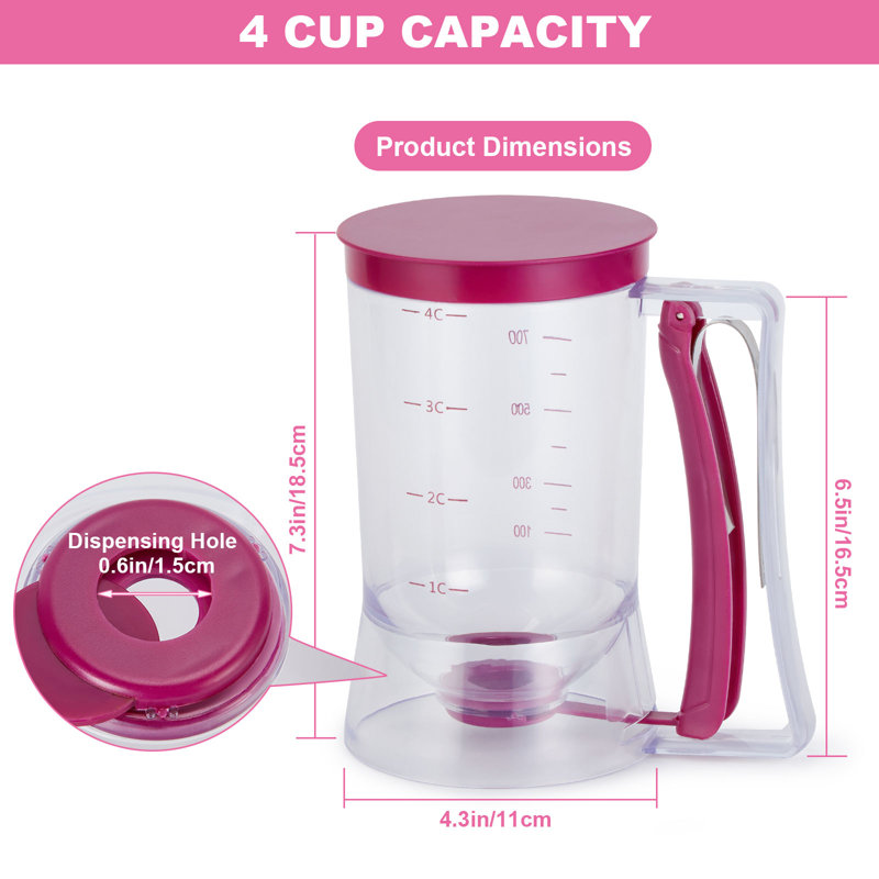 AGPtEK Plastic Batter Dispenser