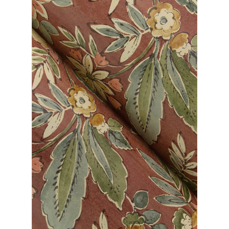 Papier peint Begonia Sea Floral Trail, Rouge