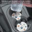 Sous-verre de voiture absorbant Paw Prints