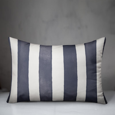 Striped Outdoor Throw Pillow