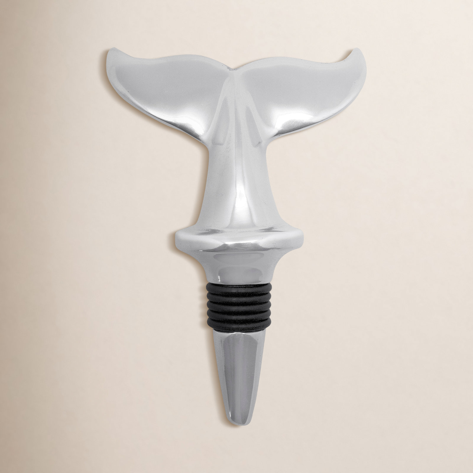 Whale's Tail Bottle Stopper