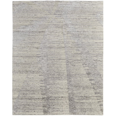 Brighton Handmade Wool Abstract Area Rug