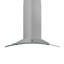 StainlessGlass 30" 400 CFM Convertible Island Range Hood in Brushed 430 Stainless Steel