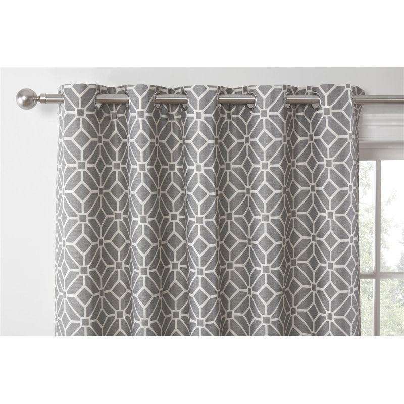 Tamia Semi Sheer Curtain, 229 W x 183 D cm