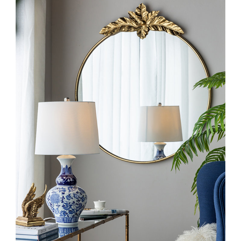 Miroir rond en fer