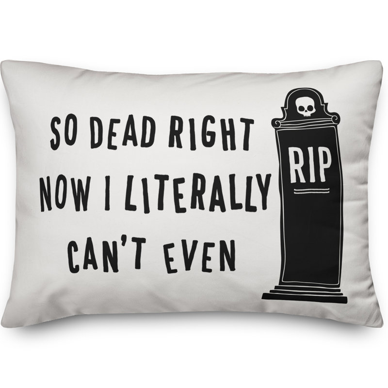  Coussin So So Right Right Now I Literally Cann Even