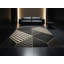 Tapis art déco à carreaux lavable à la machine gris Arverne-1104179059