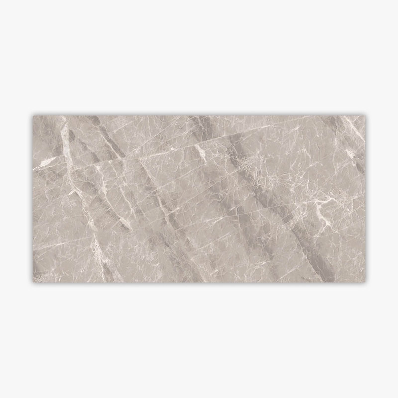 Nambia 12" x 24" Porcelain Marble Look Wall & Floor Tile, Taupe