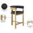 Romeo Hermi Vegan Leather Counter Stool-864766888-858767806