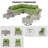 9-Piece Outdoor HDPE Wicker Patio Conversation Set With Wide Armrests, Sectional Sofa & Swivel Chairs-1473886140