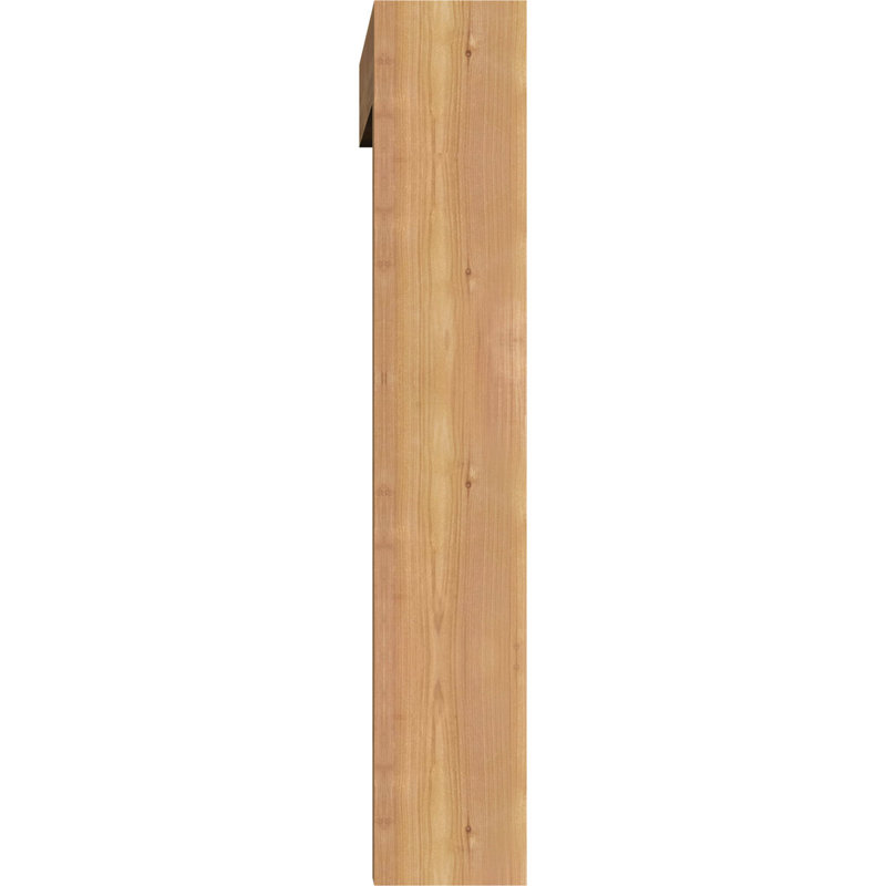 Support Funston Block avec support décalé, 32 x 32, Cèdre rouge occidental de l 5 1/2 po (lisse)