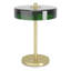 Plastic and Steel Bankers Table Lamp