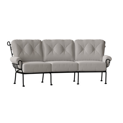 Canapé de terrasse avec coussins 114 "de large Terrace