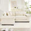 Modular Sectional Couch, Indoor Sofa With Throw Pillows For Living Room-1550629234