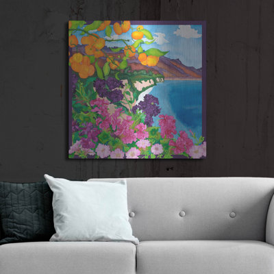 'Delicious Day- Square' by Carissa Luminess, Metal Wall Art
