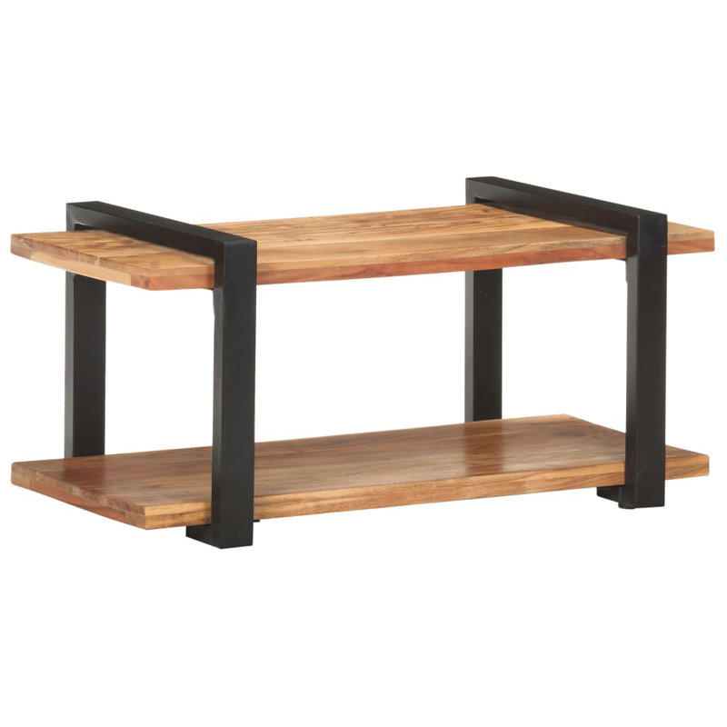 Solid Wood TV Stand, Brown