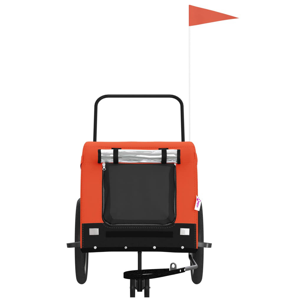 Pet Bike Trailer Oxford Fabric and Iron