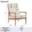 Fauteuil d'appoint à dossier haut l 25,6 po-1947086567