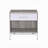 Contemporary Two-Tone Drawer Nightstand with Open Shelf and Pull Tray, Ideal for Bedroom Storage and Organization.