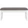 Antique White Dining Bench