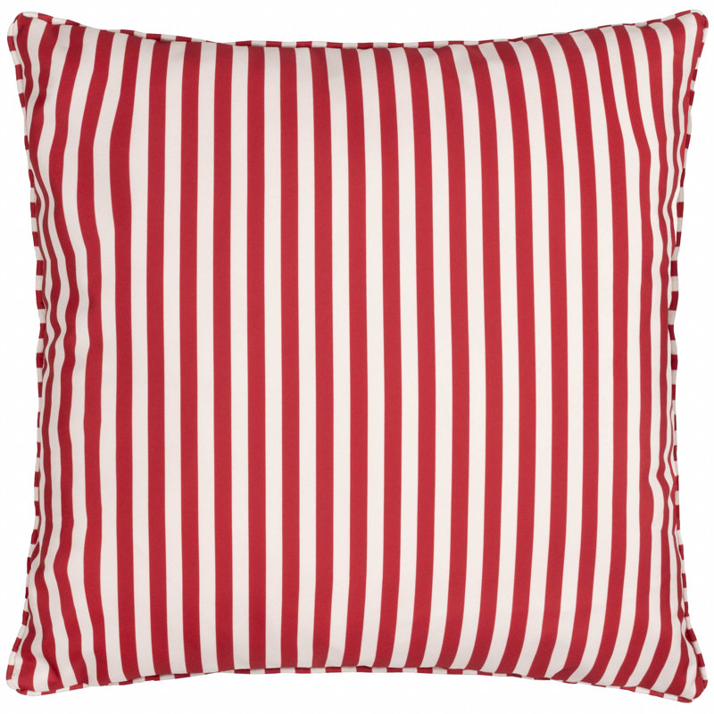 Claudia Indoor / Outdoor Square Throw, Red, Pillow Cover Only - No Insert
