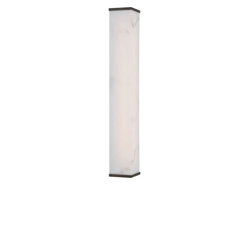 Bain Cleor, Fer vieilli, H 24 po x l 5 po x P 3,1 po