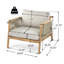 Fauteuil club d'extérieur Sumbawa-492505383