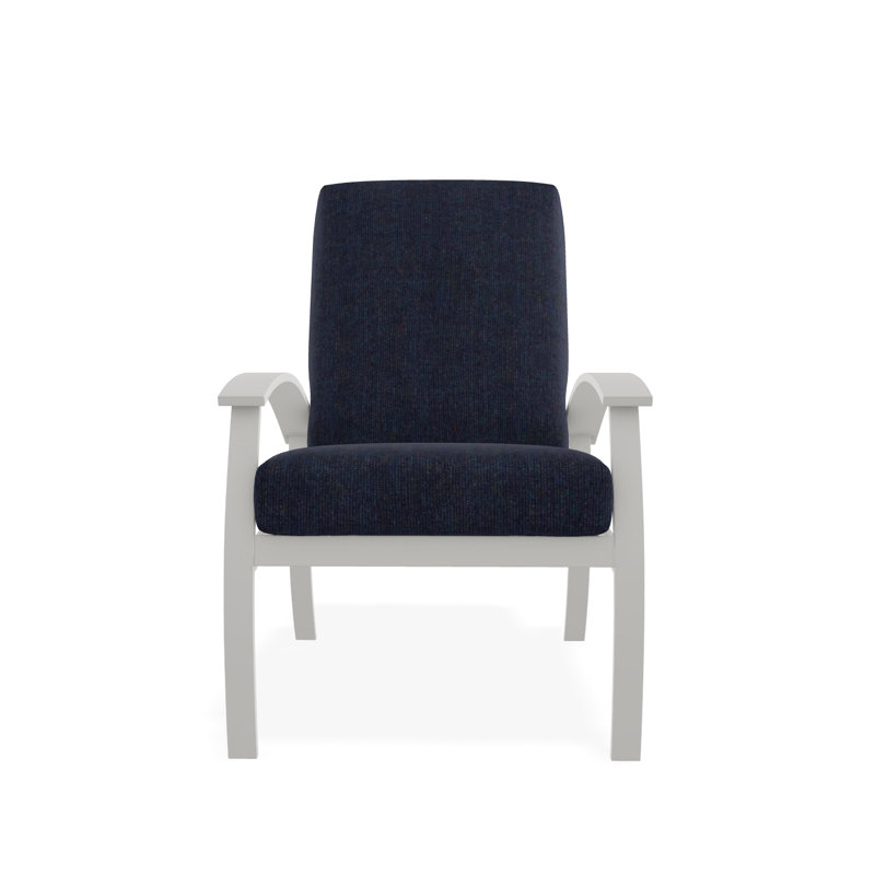 Belle Isle Outdoor Lounge Chair, Huskie, Snow